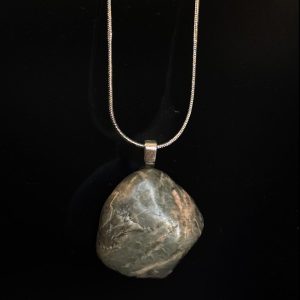 Green Jasper Pendant Necklace