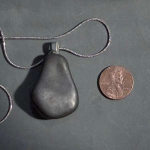 Richly Colored Basalt Pendant Necklace