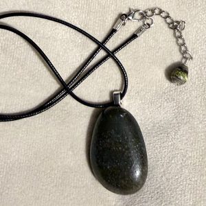 Green Jasper Pendant Necklace