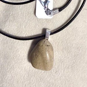 Petite Jasper Pendant Necklace