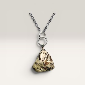Beautiful Picture Jasper Pendant on Silver Bail